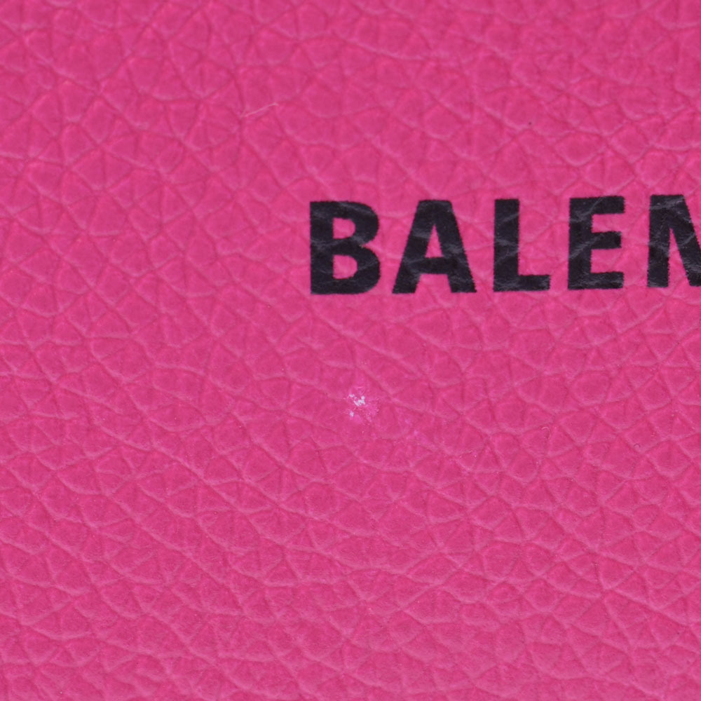 Balenciaga Pink Card Wallet Calfskin - Picture 9 of 12